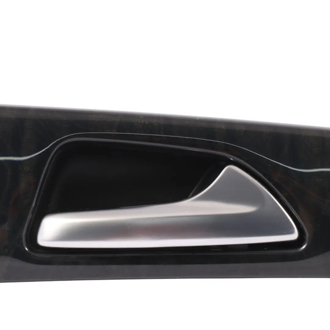 Mercedes X218 Door Handle Interior Rear Right O/S Grab Pull Black Ash Wood - SKU A2187303080 - Part number A2187303080