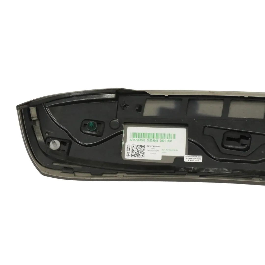 Spoiler Boot Trunk Lid Tailgate Indium Grey Metallic - 963 to Mercedes X218 Rear with Part number A2187900000 Mercedes X218 Rear Spoiler Boot Trunk Lid Tailgate Indium Grey Metallic - 963 - SKU A2187900000-ING - Part number A2187900000