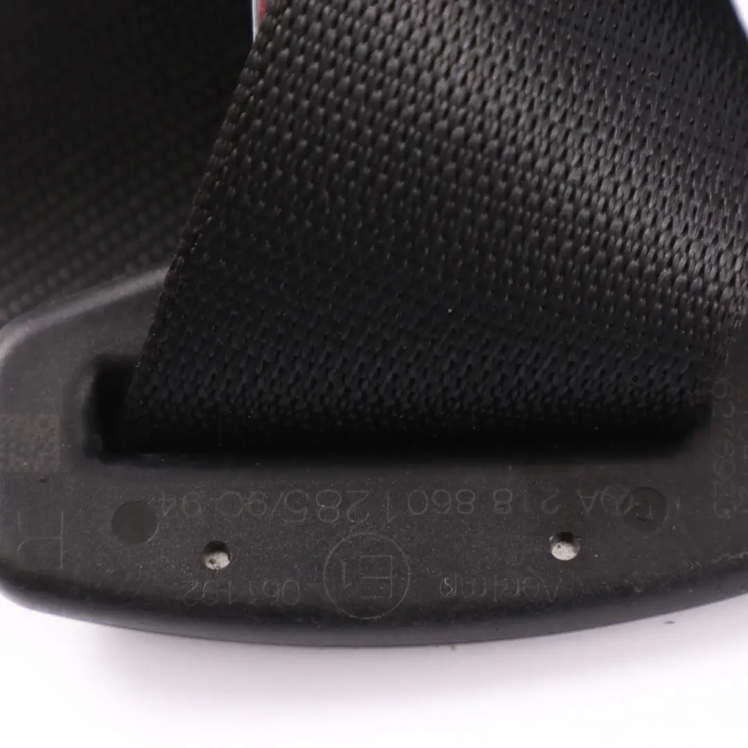 Mercedes X218 Cinturón de seguridad trasero derecho superior Negro - SKU A2188601285 - Número de pieza A2188601285
