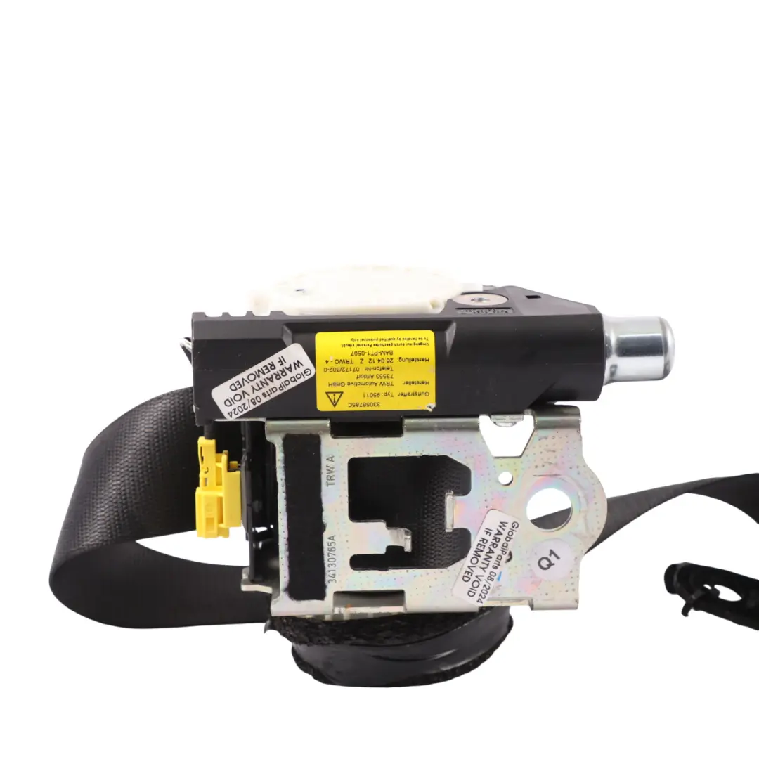 Mercedes X218 Cintura di sicurezza posteriore destra superiore Nero - SKU A2188601285 - Numero di parte A2188601285