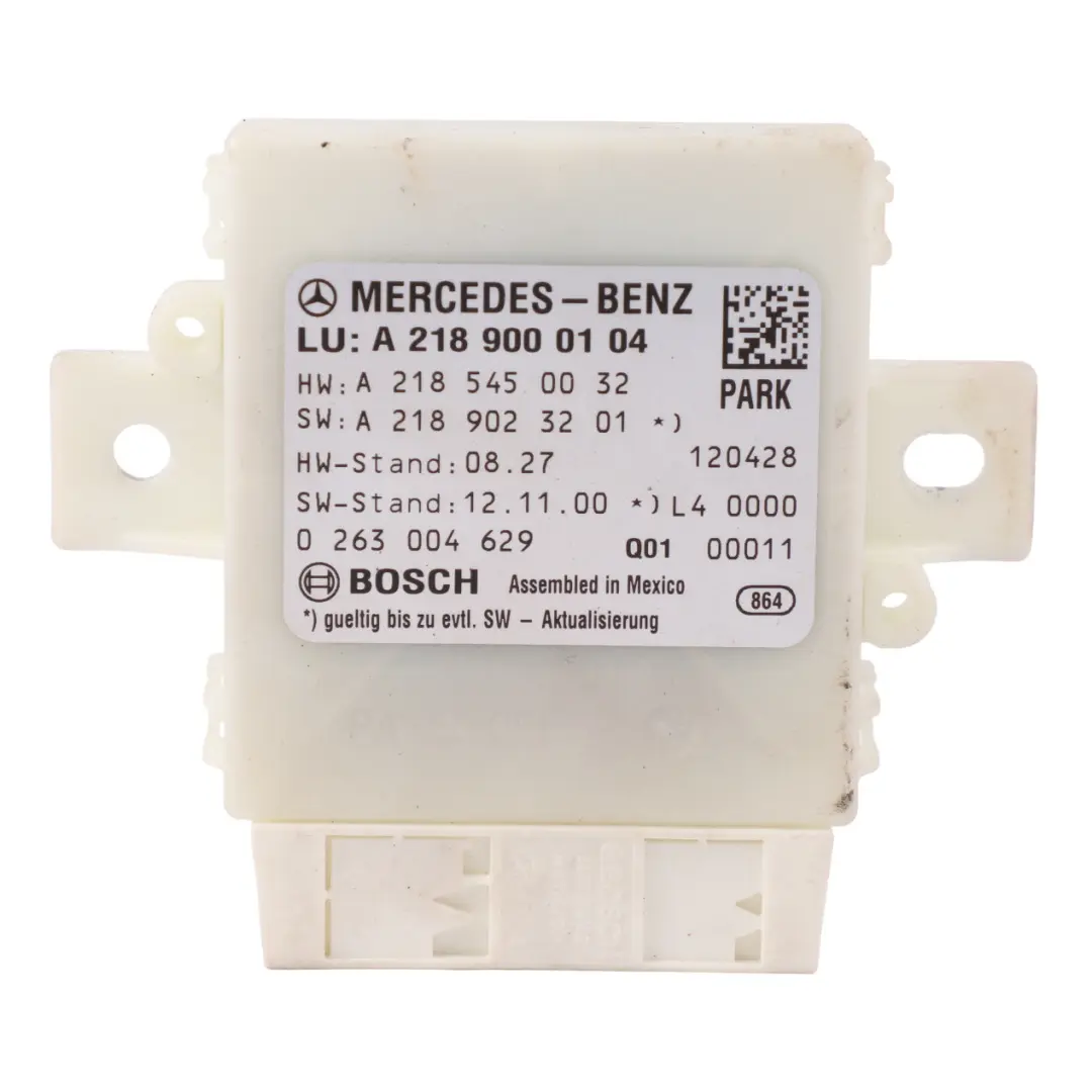 Parktronic PDC Modulo di assistenza al parcheggio per Mercedes CLS X218 con numero di parte A2189000104 Mercedes CLS X218 Parktronic PDC Modulo di assistenza al parcheggio - SKU A2189000104 - Numero di parte A2189000104