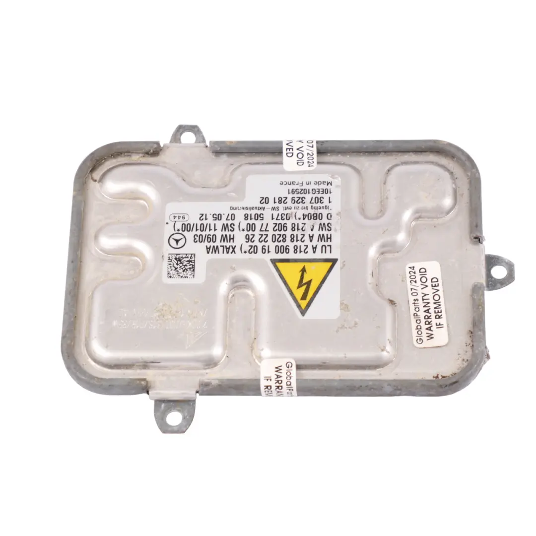 W218 Module phares Xenon Ballast Control Unit pour Mercedes CLS à propos du numéro de pièce A2189001902 Mercedes CLS W218 Module phares Xenon Ballast Control Unit - SKU A2189001902 - Numéro de pièce A2189001902