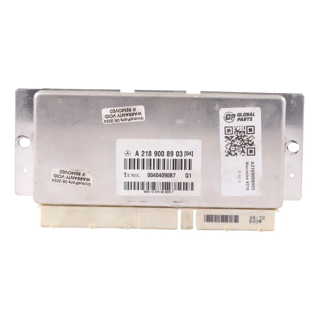 CLS350 Modulo autolivellante per sospensioni Airmatic per Mercedes X218 con numero di parte A2189008903 Mercedes X218 CLS350 Modulo autolivellante per sospensioni Airmatic - SKU A2189008903 - Numero di parte A2189008903