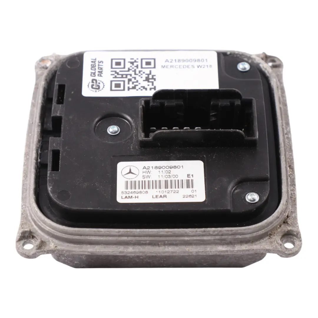 W218 Xenon Attuazione dei fari Modulo di controllo per Mercedes CLS con numero di parte A2189009801 Mercedes CLS W218 Xenon Attuazione dei fari Modulo di controllo - SKU A2189009801 - Numero di parte A2189009801