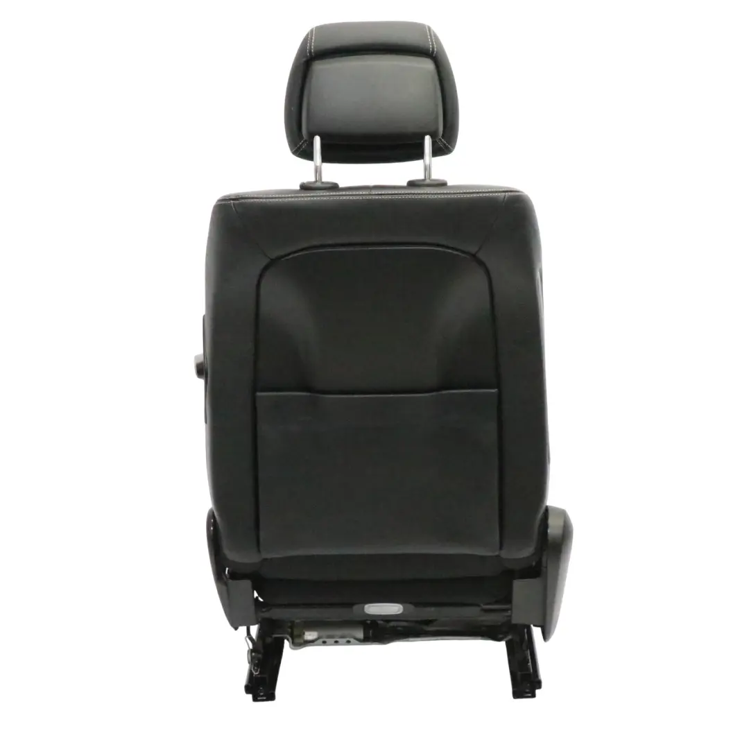 Mercedes CLS X218 Sedile anteriore destro riscaldato pelle nero bianco cuciture - SKU A2189100847-1 - Numero di parte A2189100847