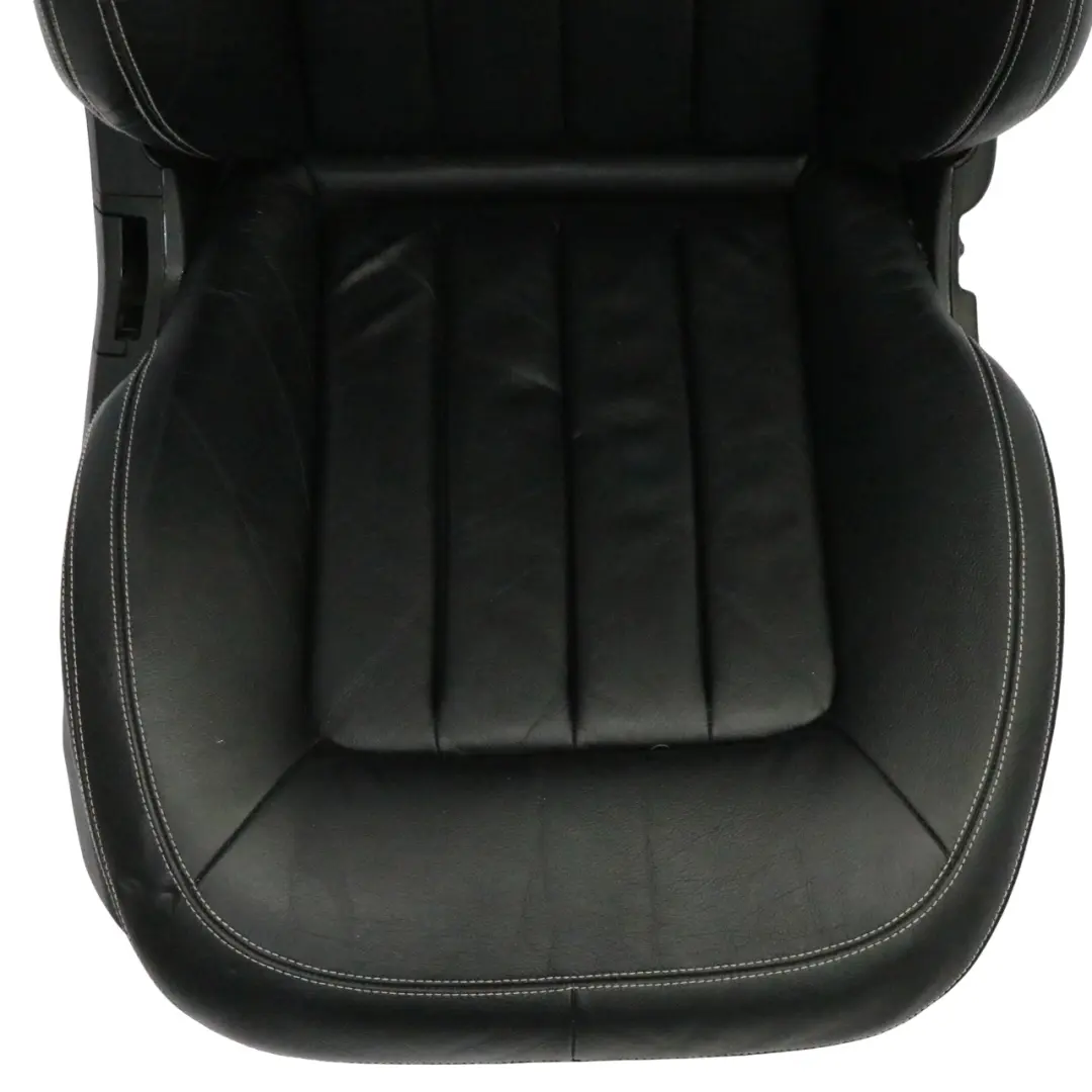 Mercedes CLS X218 Front Right O/S Heated Seat Leather Black White Seam Interior - SKU A2189100847-1 - Part number A2189100847