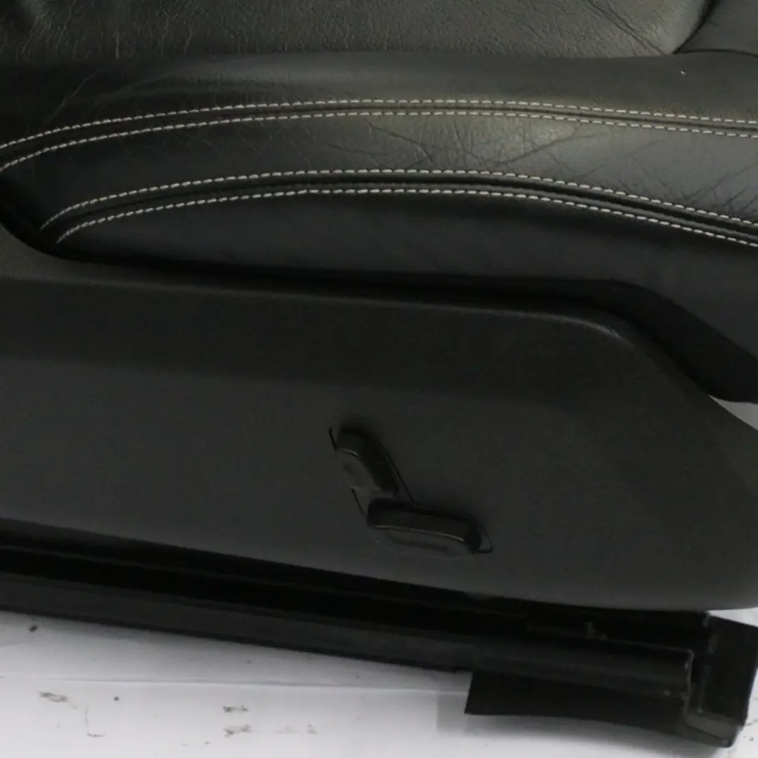 Mercedes CLS X218 Front Right O/S Heated Seat Leather Black White Seam Interior - SKU A2189100847-1 - Part number A2189100847