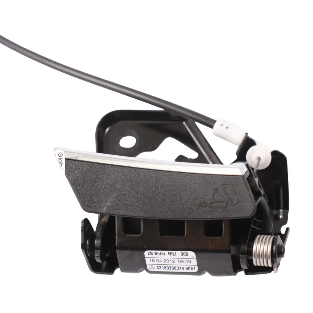 Mercedes X218 Support montage verrouillage dossier siège gauche - SKU A2189200072 - Numéro de pièce A2189200072