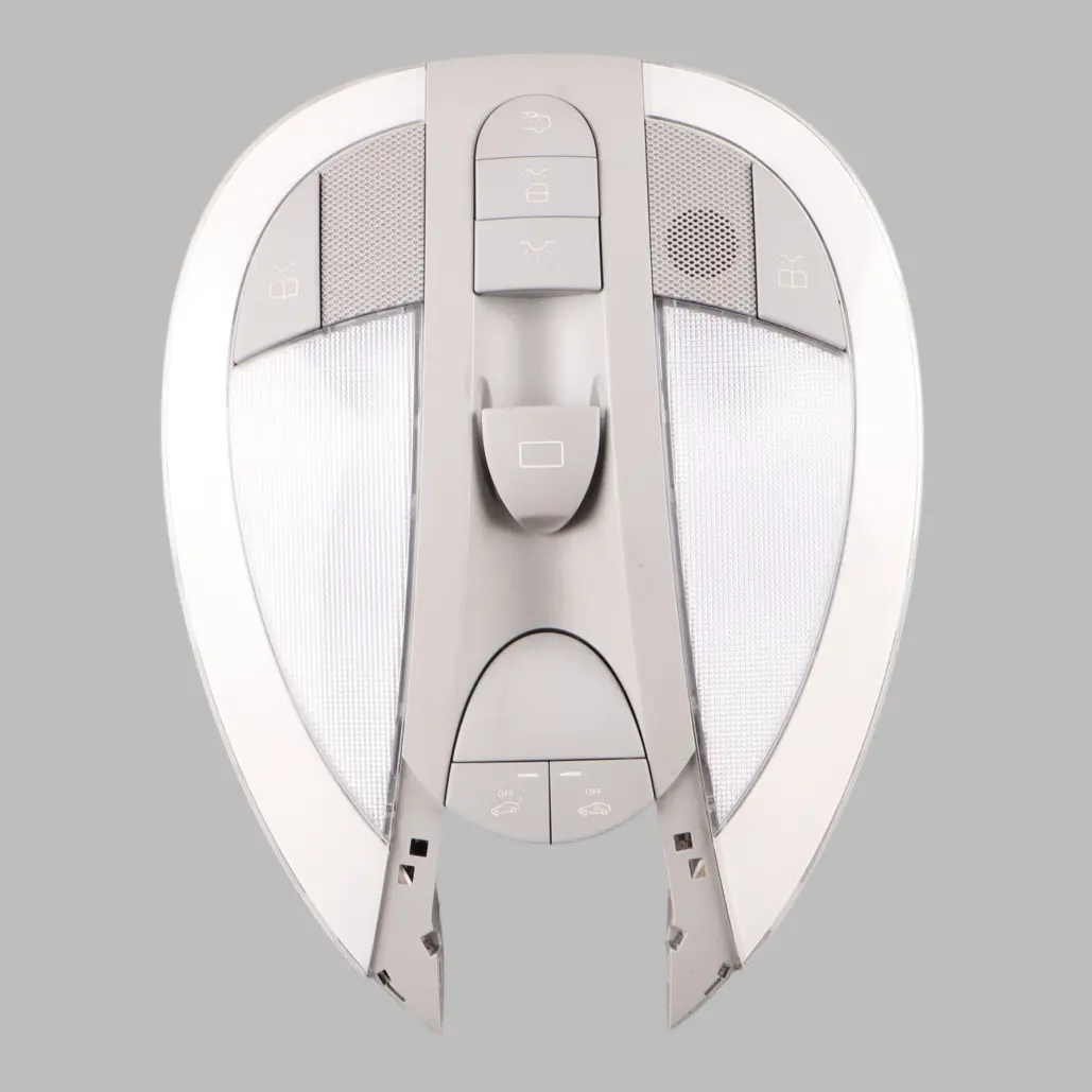 Front Reading Lamp Roof Light Interior Panel Grey to Mercedes CLS C219 with Part number A2198201301 Mercedes CLS C219 Front Reading Lamp Roof Light Interior Panel Grey - SKU A2198201301 - Part number A2198201301