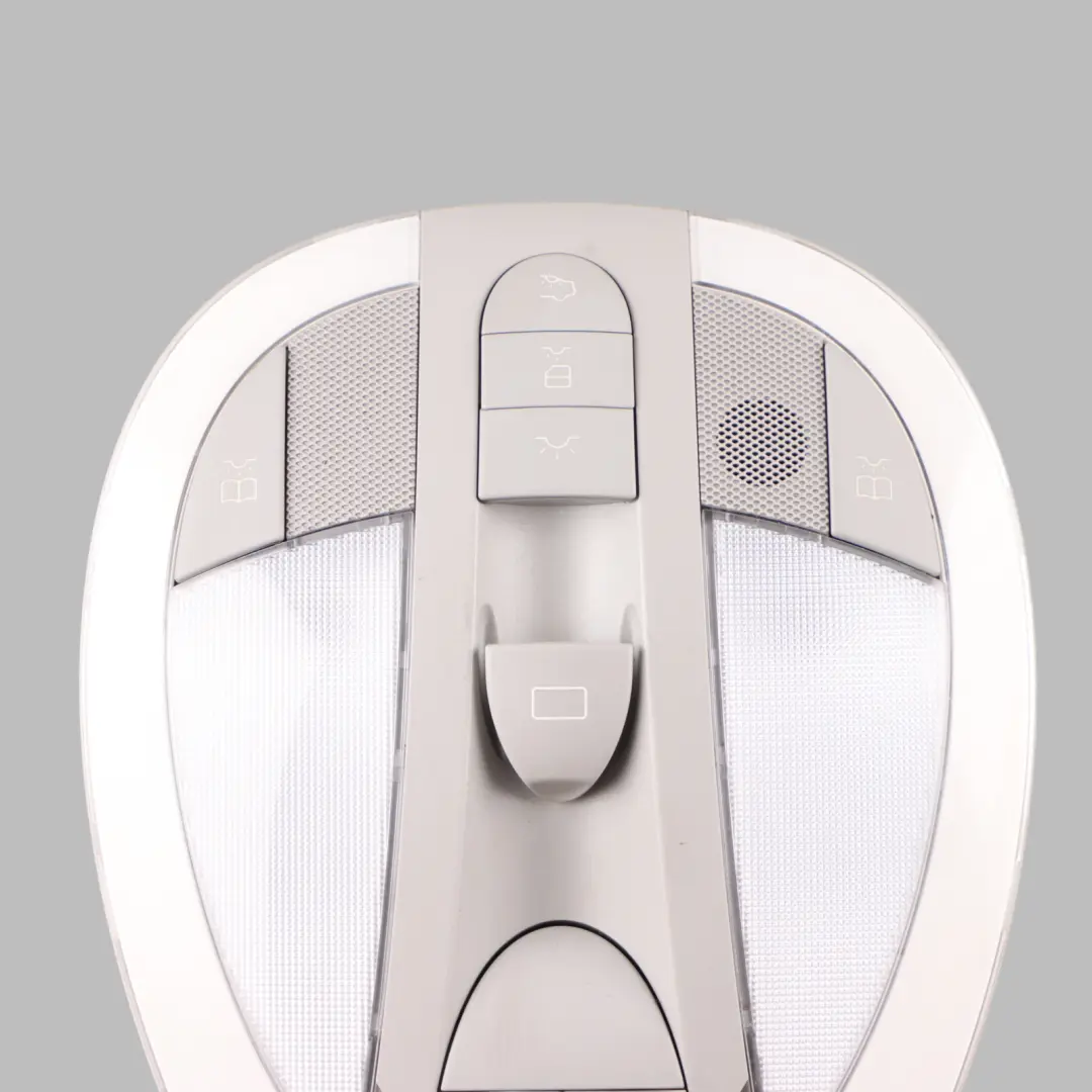 Front Reading Lamp Roof Light Interior Panel Grey to Mercedes CLS C219 with Part number A2198201301 Mercedes CLS C219 Front Reading Lamp Roof Light Interior Panel Grey - SKU A2198201301 - Part number A2198201301