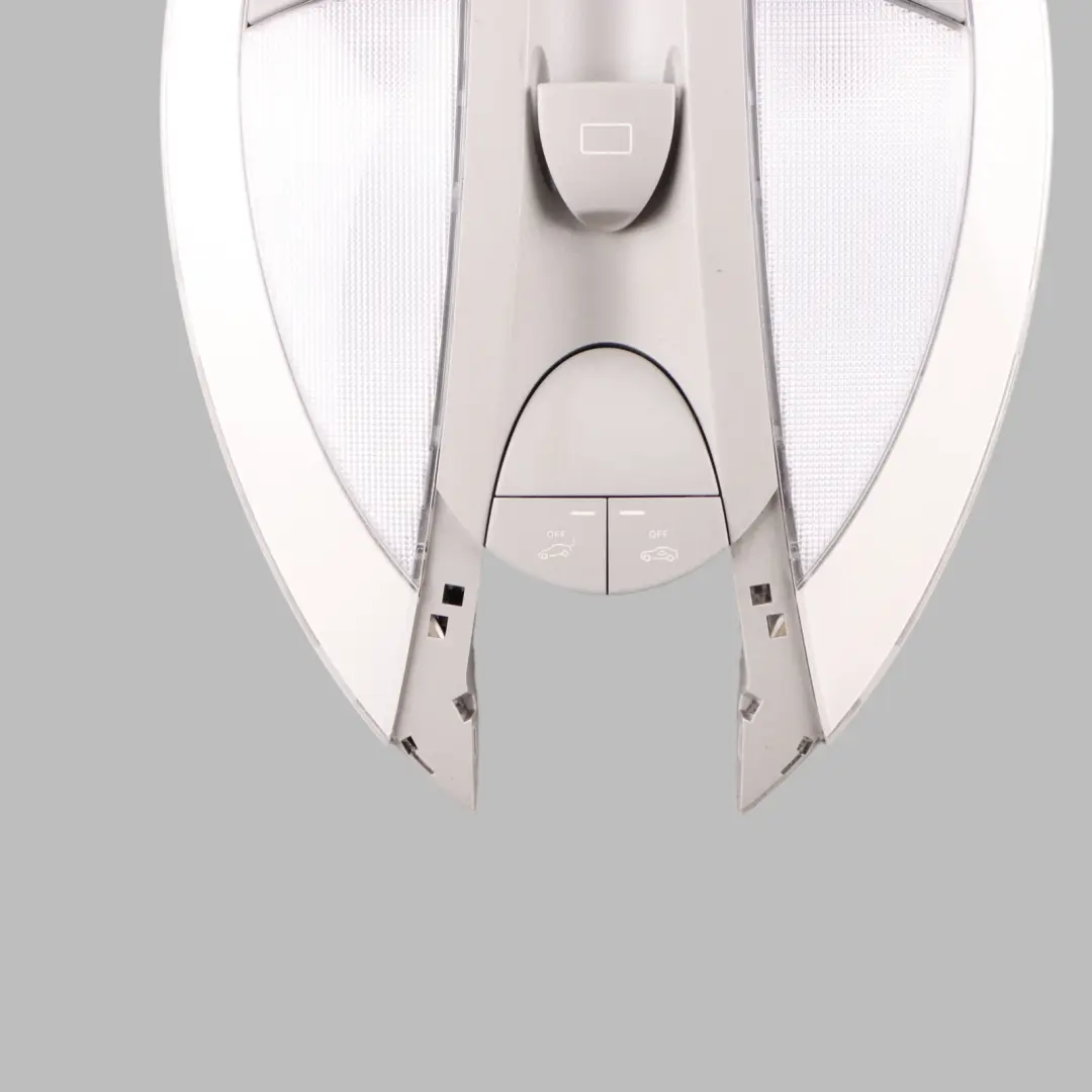 Front Reading Lamp Roof Light Interior Panel Grey to Mercedes CLS C219 with Part number A2198201301 Mercedes CLS C219 Front Reading Lamp Roof Light Interior Panel Grey - SKU A2198201301 - Part number A2198201301