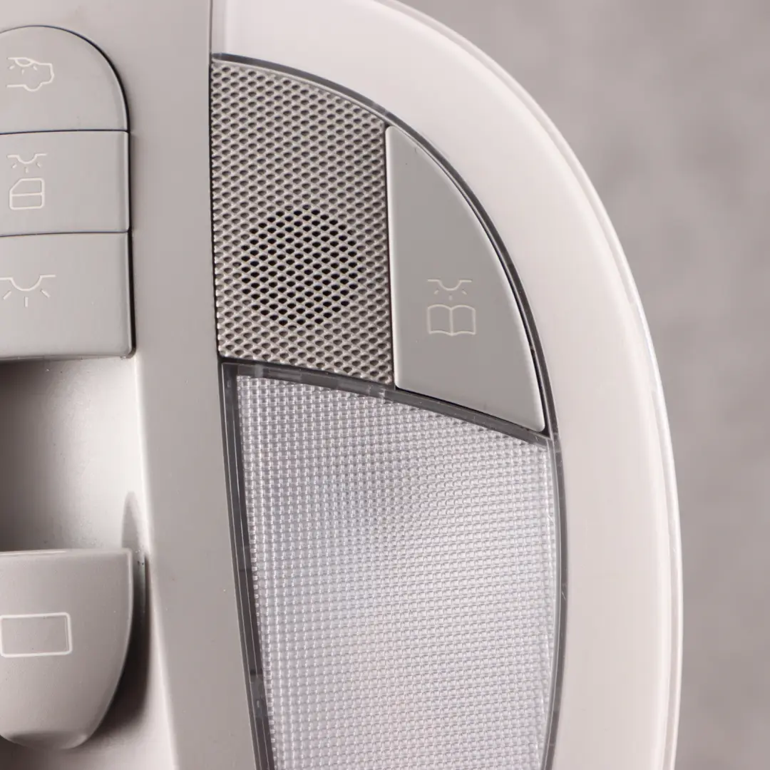 Front Reading Lamp Roof Light Interior Panel Grey to Mercedes CLS C219 with Part number A2198201301 Mercedes CLS C219 Front Reading Lamp Roof Light Interior Panel Grey - SKU A2198201301 - Part number A2198201301