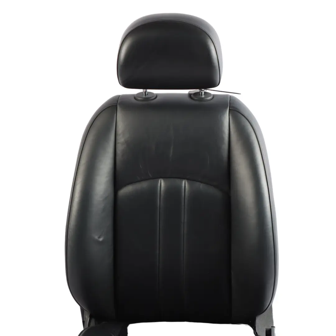 Mercedes C219 Front Left N/S Seat Black Leather Interior Heated Memory - SKU A2199104147-1 - Part number A2199104147