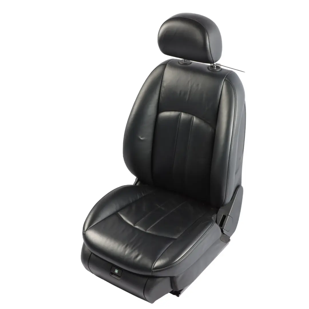 Front Left N/S Seat Black Leather Interior Heated Memory to Mercedes C219 with Part number A2199104147 Mercedes C219 Front Left N/S Seat Black Leather Interior Heated Memory - SKU A2199104147-1 - Part number A2199104147