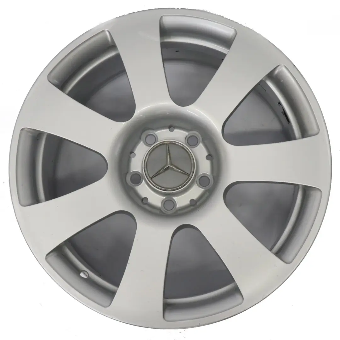 Mercedes W216 W221 Silver Alloy Wheel Rim 17" 8J ET:43 - SKU A2214010202-4 - Part number A2214010202