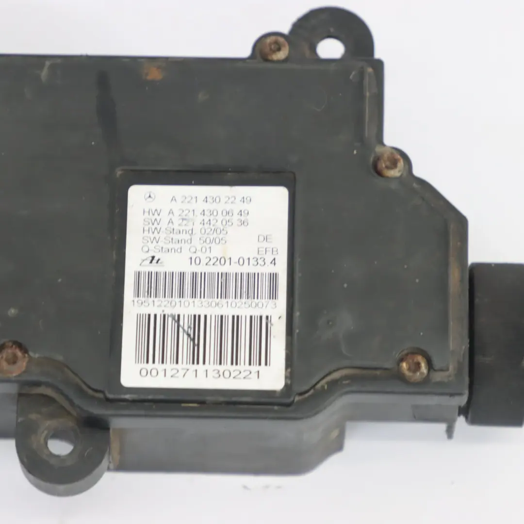  Parking Brake Mercedes W221 Module Handbrake Actuator Control Unit - SKU A2214302249-3 - Part number A2214302249