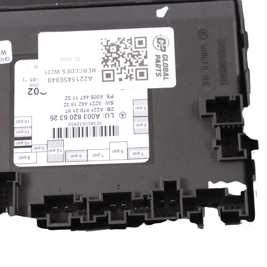 Modulo porta Supporto unità staffa anteriore sinistra per Mercedes W221 con numero di parte A2215456940 Mercedes W221 Modulo porta Supporto unità staffa anteriore sinistra - SKU A2215456940 - Numero di parte A2215456940