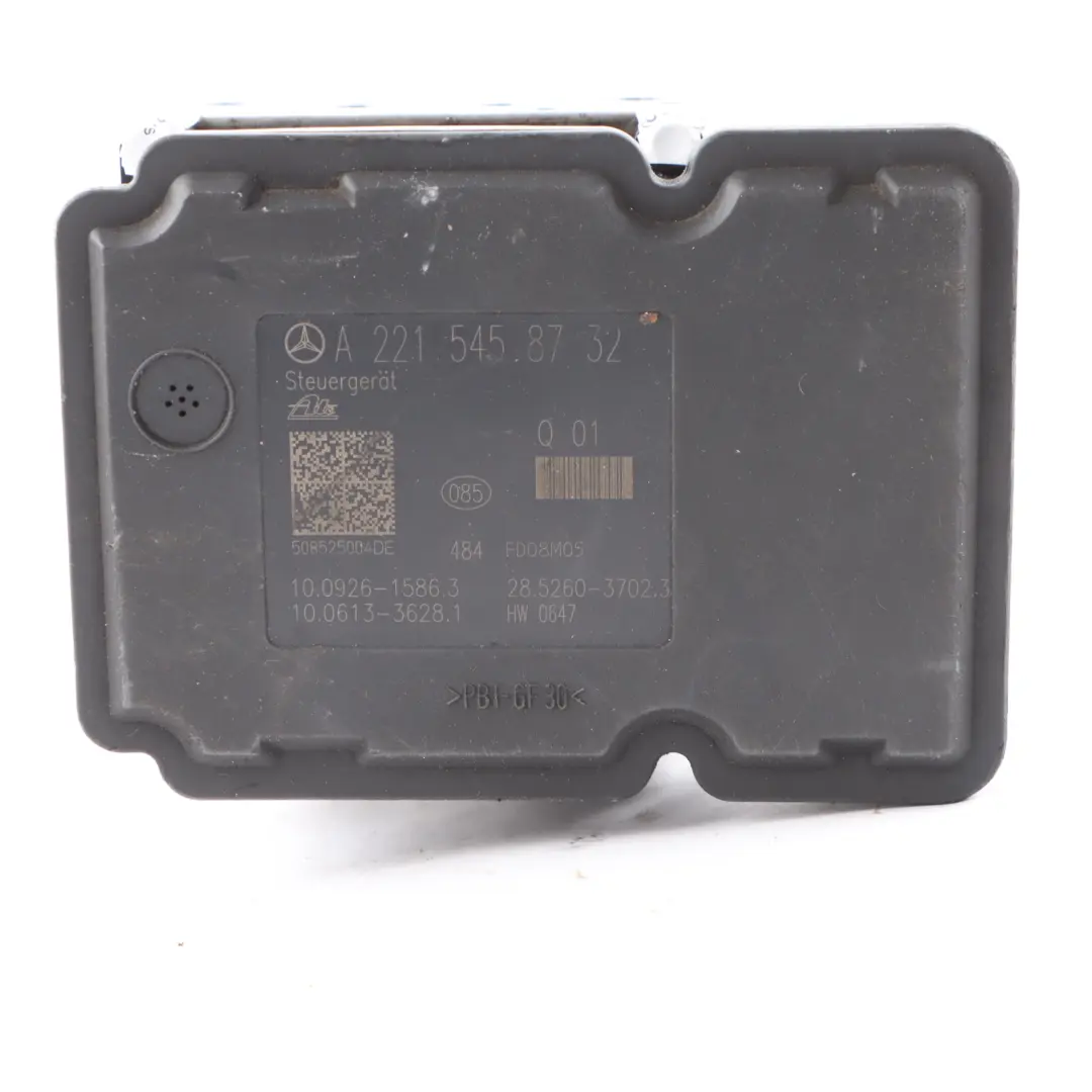 ABS Pump Hydraulic Braking Module Control Unit ECU to Mercedes C219 with Part number A2215458732 Mercedes C219 ABS Pump Hydraulic Braking Module Control Unit ECU - SKU A2215458732 - Part number A2215458732
