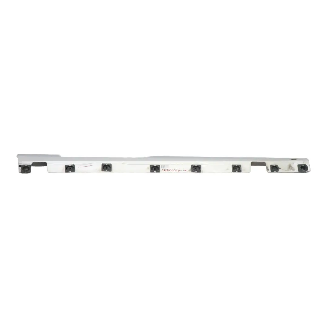 Mercedes W221 umbral de la puerta lateral falda derecho Iridium Silver - 775 - SKU A2216900240-IRS - Número de pieza A2216900240