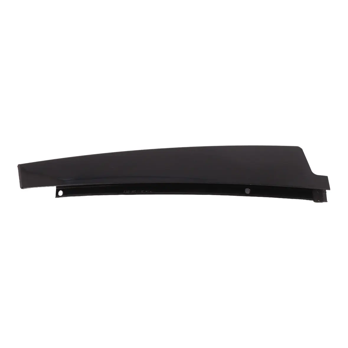 Mercedes W221 Front Door Outer Trim Pillar Cover Left N/S Gloss A2216901187