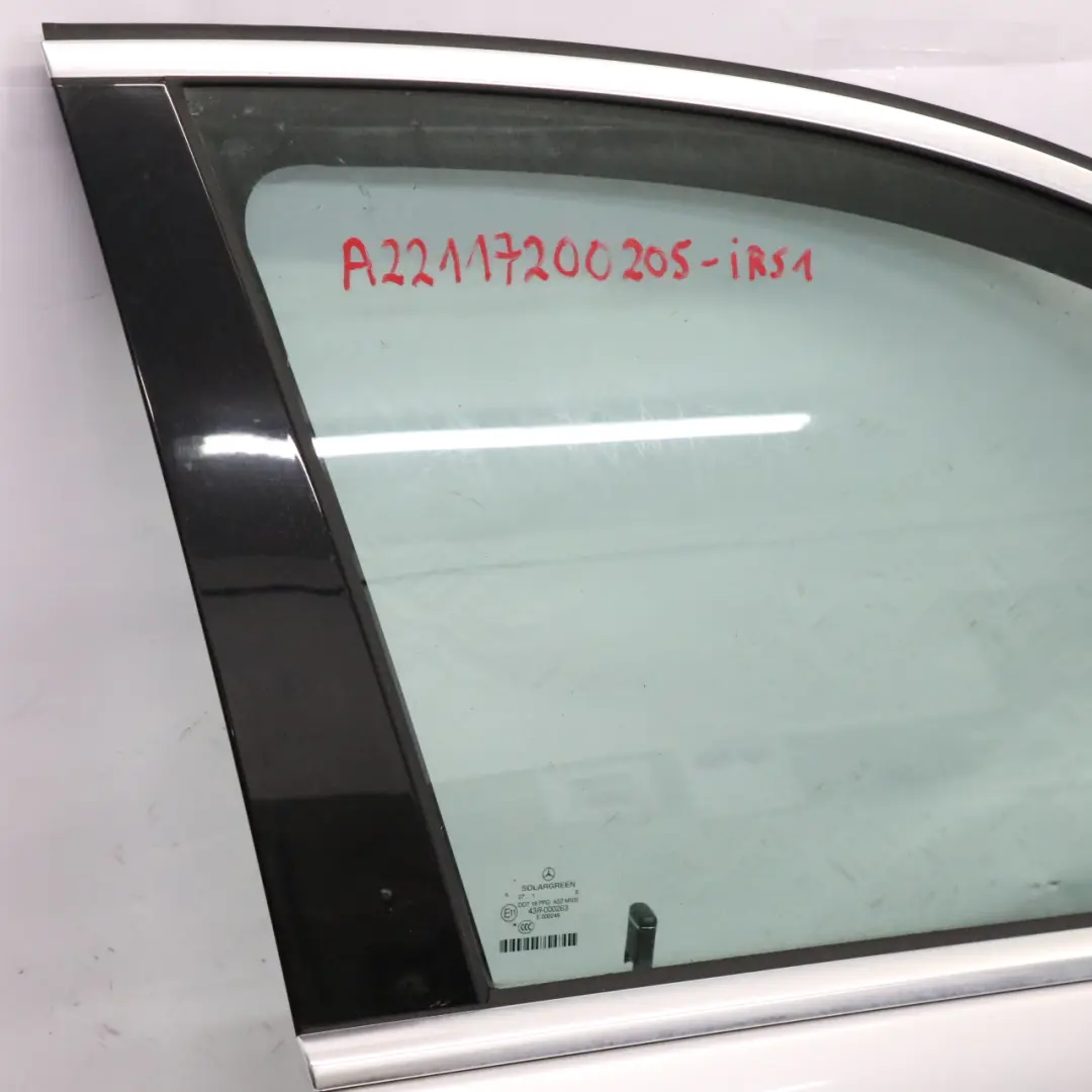 Mercedes W221 Porte Avant Droite Argent Iridium Métallisé - 775 - SKU A2217200205-IRS1 - Numéro de pièce A2217200205