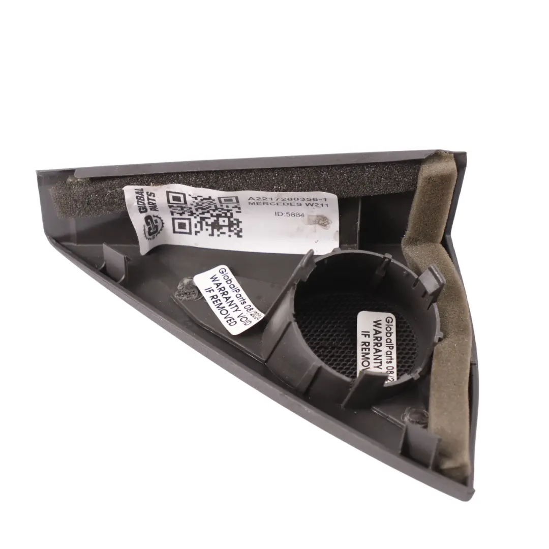 Lautsprecher Hochtöner Dreieck Abdeckung vorne links für Mercedes W211 mit Teilenummer A2217280356 Mercedes W211 Lautsprecher Hochtöner Dreieck Abdeckung vorne links - SKU A2217280356-1 - Teilenummer A2217280356