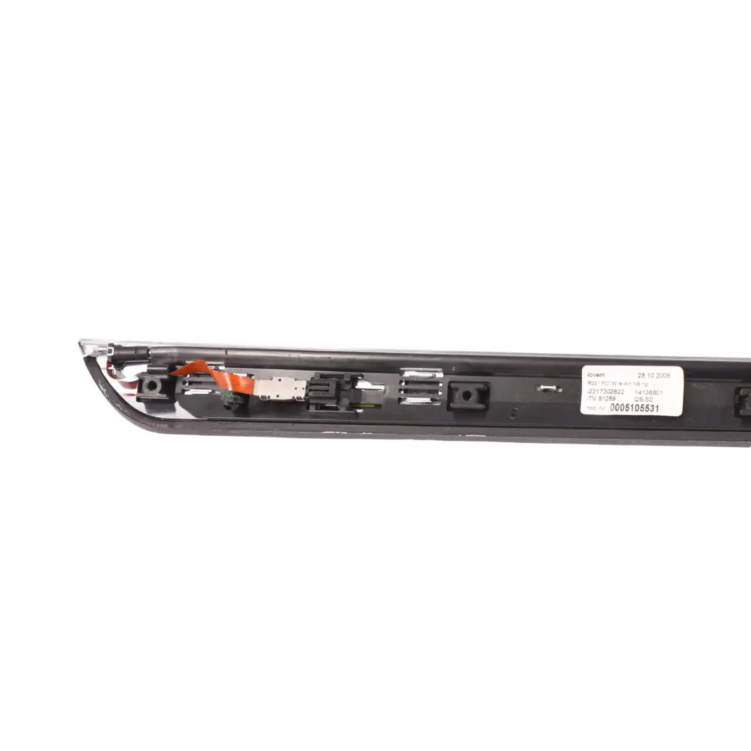 Mercedes W221 Door Trim Cover Strip Rear Right O/S Wood Finish - SKU A2217302822 - Part number A2217302822