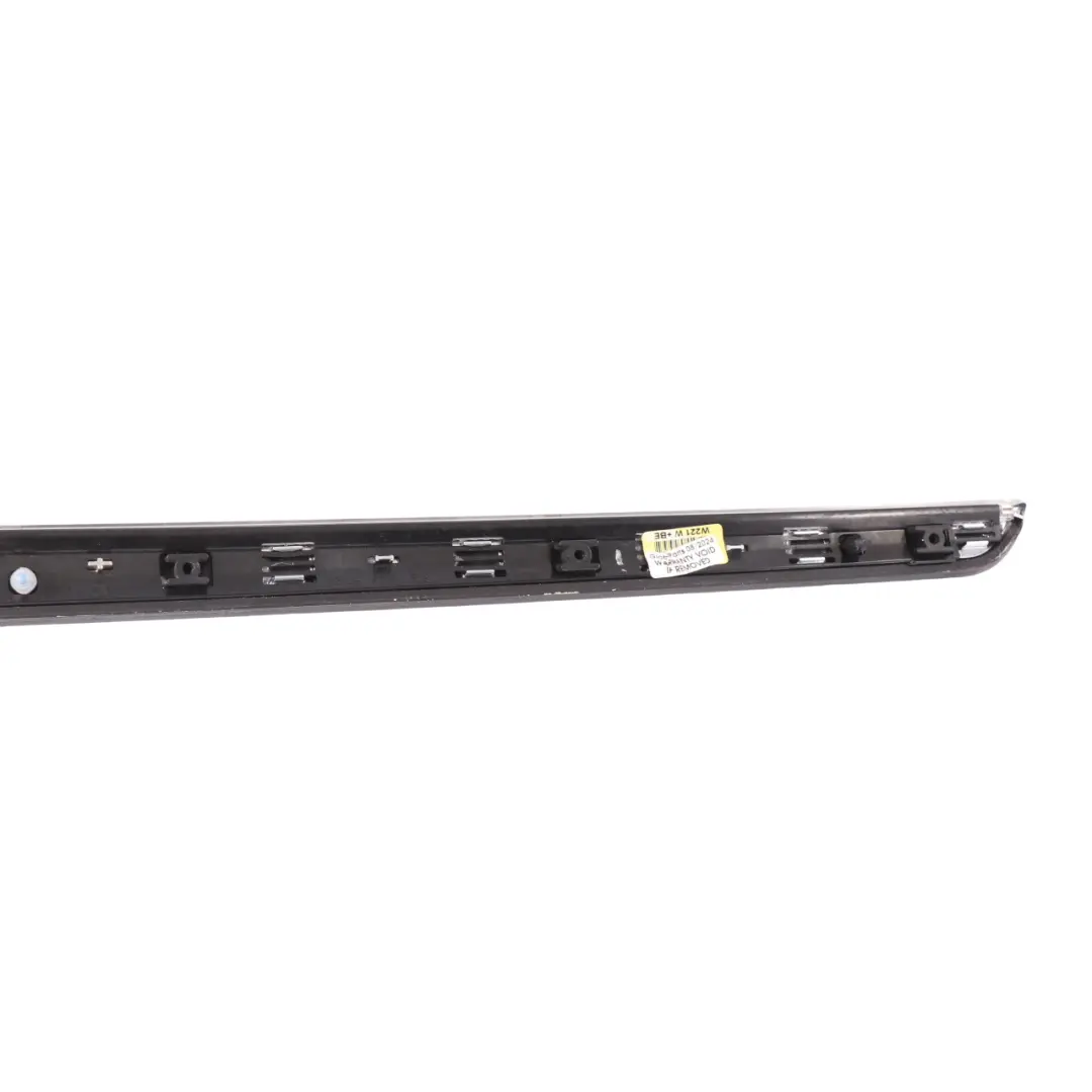 Mercedes W221 Door Trim Cover Strip Rear Right O/S Wood Finish - SKU A2217302822 - Part number A2217302822
