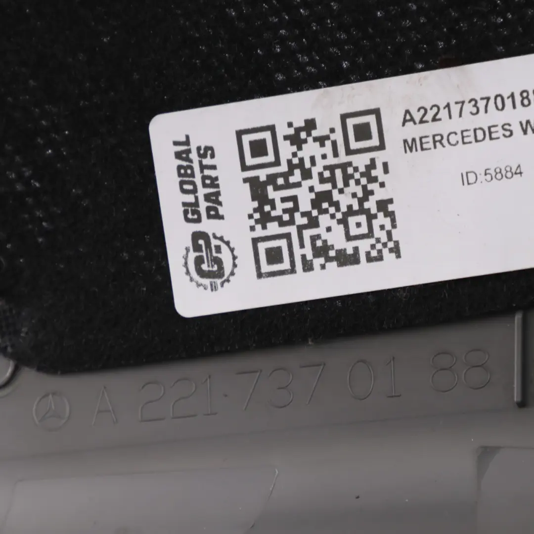 Mercedes W221 Speaker Cover Rear Door Left N/S Loudspeaker Trim - SKU A2217370188-1 - Part number A2217370188