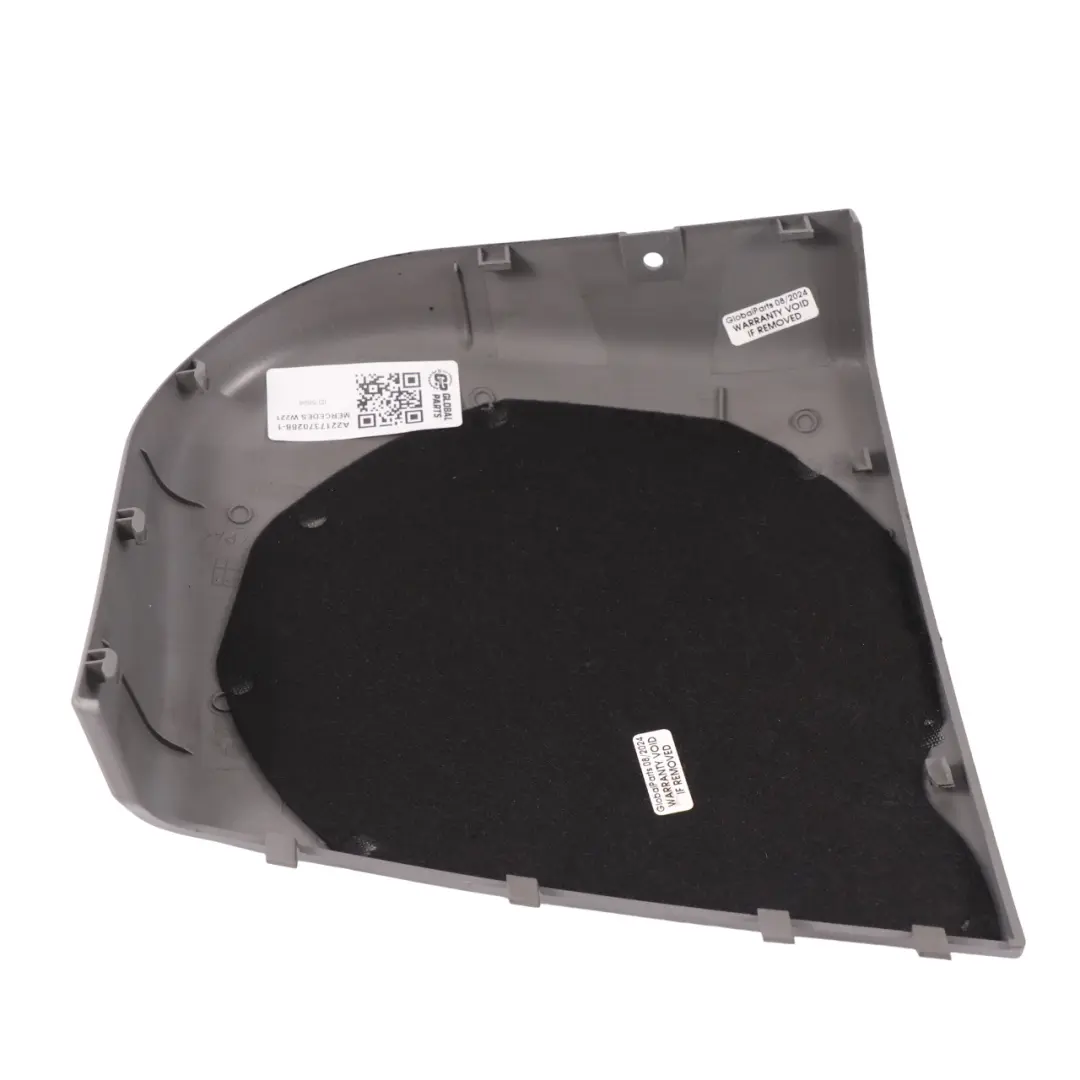 Cubierta altavoz trasero derecho Recorte altavoz para Mercedes W221 con número de pieza A2217370288 Mercedes W221 Cubierta altavoz trasero derecho Recorte altavoz - SKU A2217370288-1 - Número de pieza A2217370288