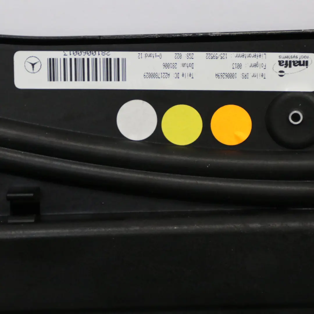 Mercedes W221 Sunroof Sliding Roof Mechanism Assembly Window Glass - SKU A2217800429-2 - Part number A2217800429