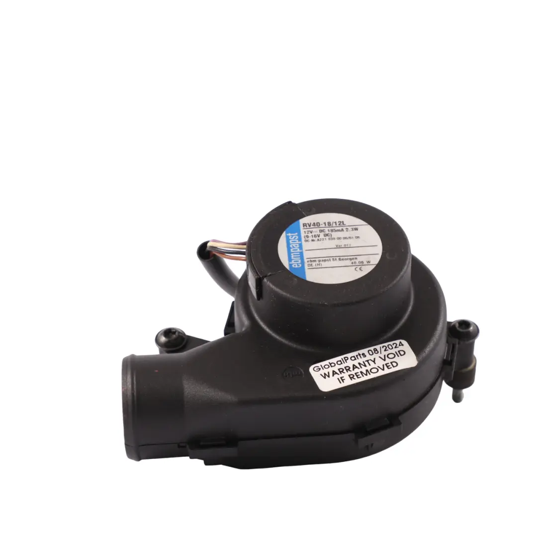 Mercedes W221 ventilador refrigerante unidad soplado calefactor - SKU A2218380106 - Número de pieza A2218380106