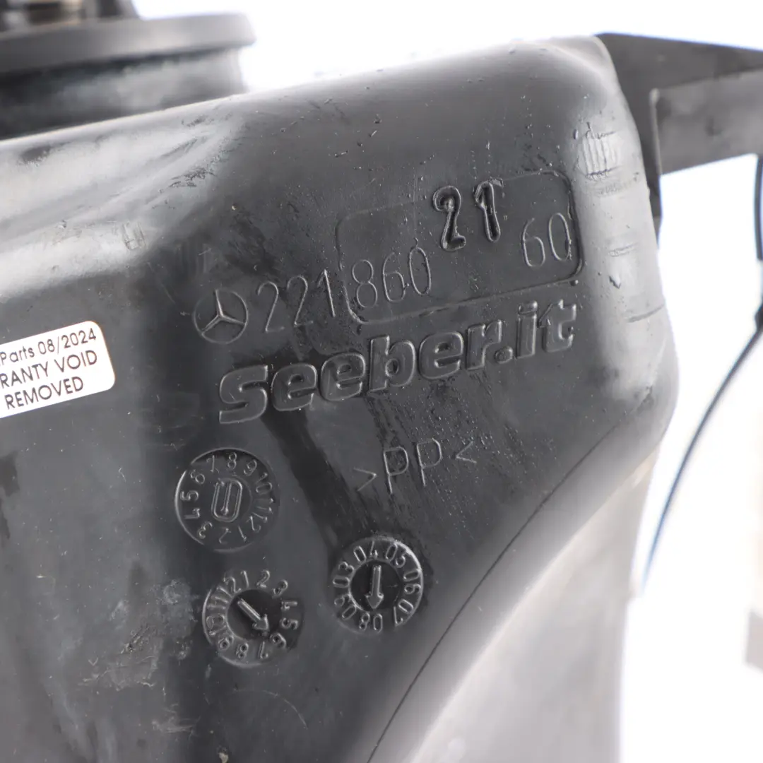 Lavaparabrisas Depósito Tanque Contenedor Botella A2218602160 para Mercedes W221 con número de pieza A2218691020 Mercedes W221 Lavaparabrisas Depósito Tanque Contenedor Botella A2218602160 - SKU A2218691020-1 - Número de pieza A2218691020