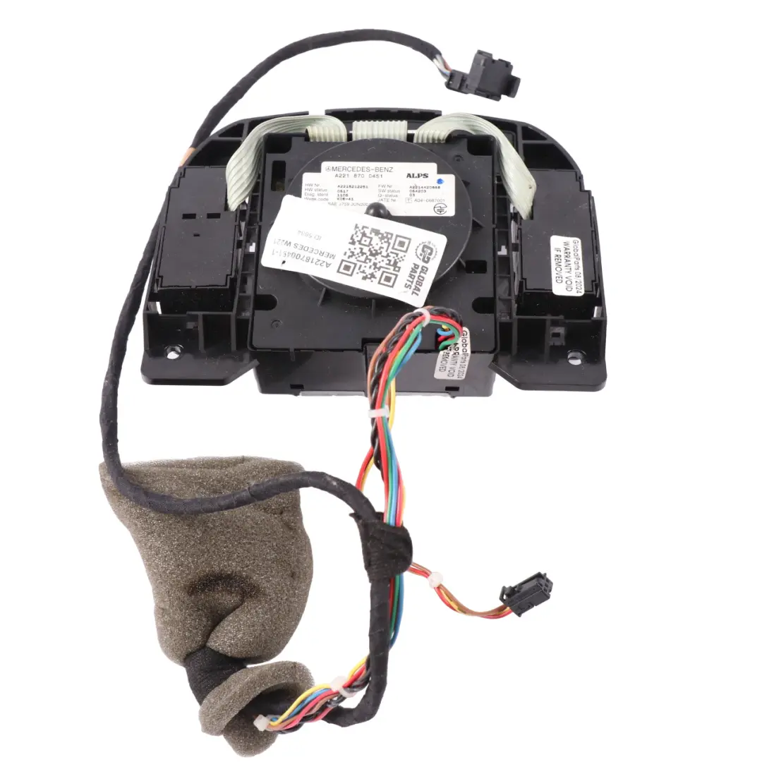 Mercedes W221 Control Switch Multifunction Steering Wheel Unit - SKU A2218700451-1 - Part number A2218700451