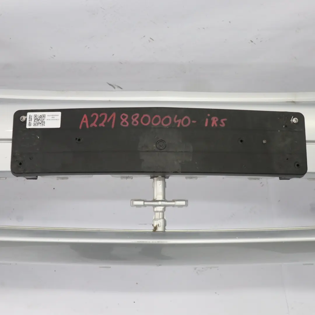 Front Bumper Trim Panel Covering Iridium Silver Metallic - 775 to Mercedes W221 with Part number A2218800040 Mercedes W221 Front Bumper Trim Panel Covering Iridium Silver Metallic - 775 - SKU A2218800040-IRS - Part number A2218800040