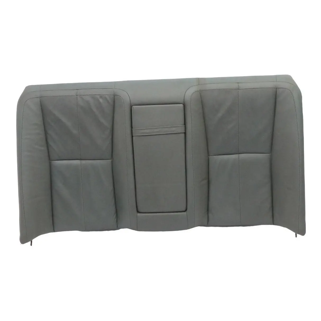 Mercedes W221 Asiento Trasero Cubre Respaldo Apoyabrazos Portavasos Cuero Gris