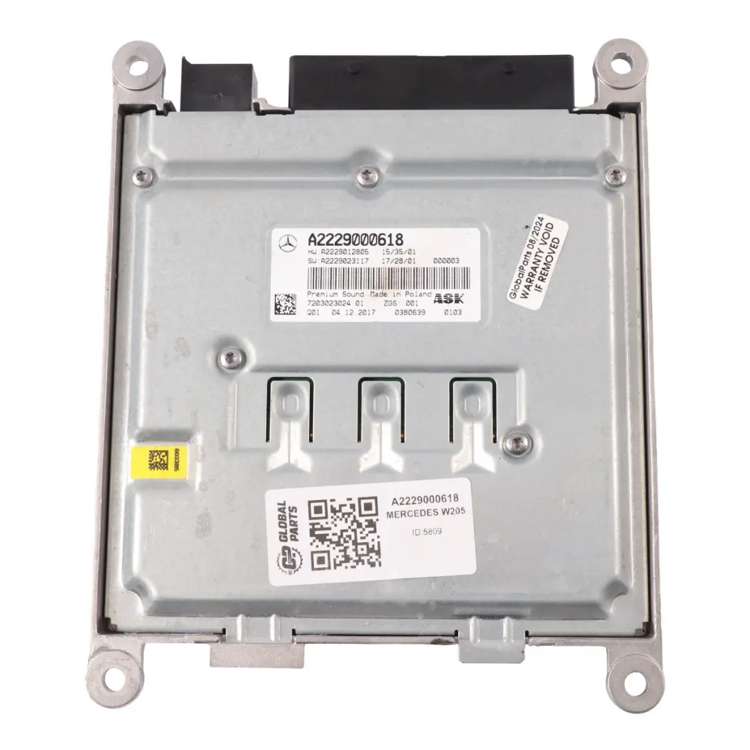 Trunk Lid Tail Gate Relay Amplifier Module to Mercedes GLC X156 Estate with Part number A2229000618 Mercedes GLC X156 Estate Trunk Lid Tail Gate Relay Amplifier Module - SKU A2229000618 - Part number A2229000618