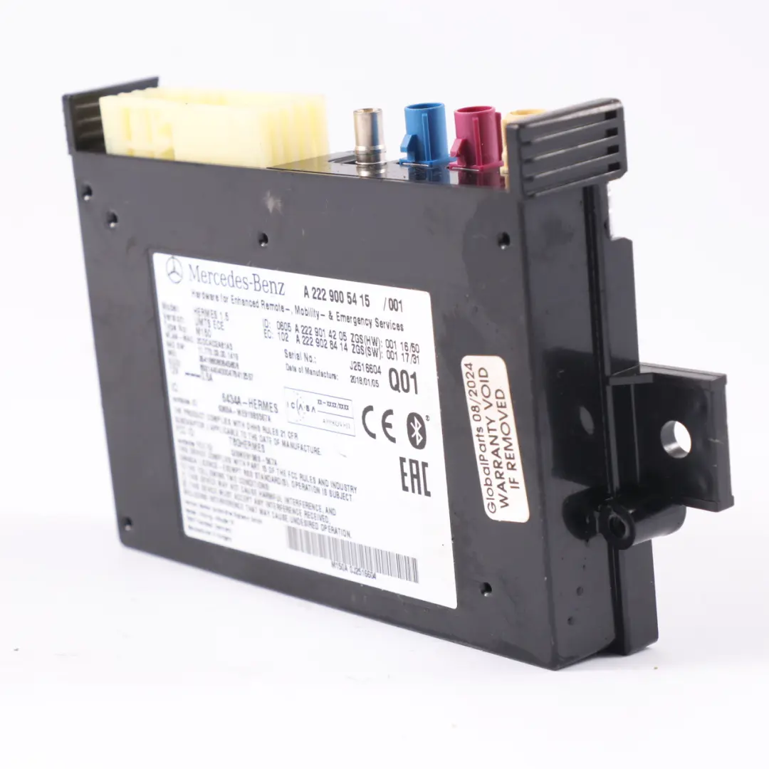 Comunication Module Telematic Bluetooth to Mercedes W205 W213 W222 with Part number A2229005415 Mercedes W205 W213 W222 Comunication Module Telematic Bluetooth - SKU A2229005415 - Part number A2229005415