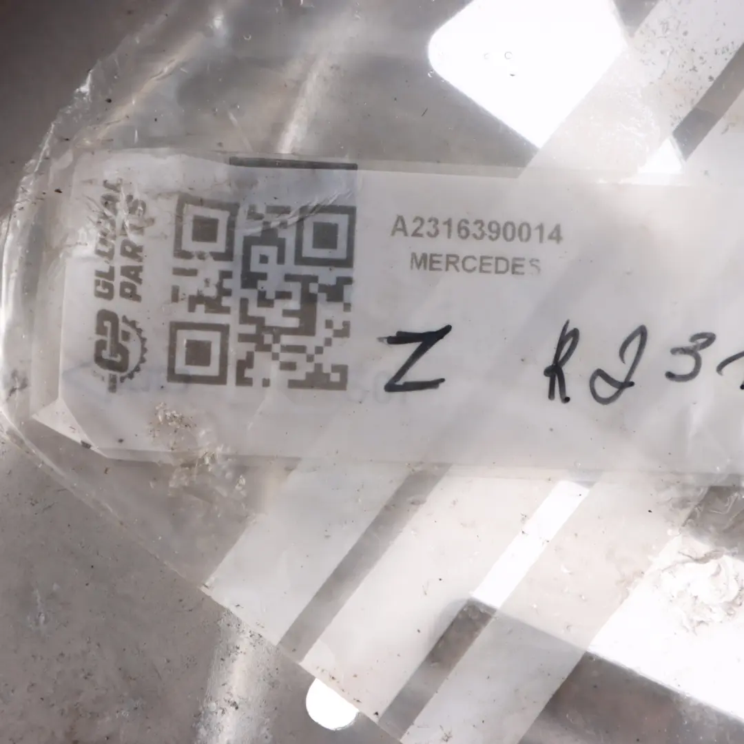 Carrier Holder Mount Support Right O/S to Mercedes R231 with Part number A2316390014 Mercedes R231 Carrier Holder Mount Support Right O/S - SKU A2316390014 - Part number A2316390014