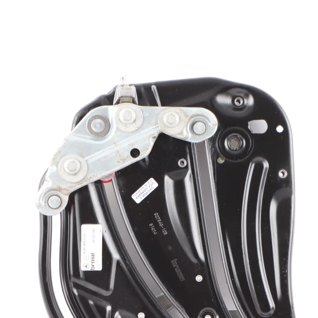 Door Card Mount Electric Window Lifter Regulator Right O/S to Mercedes R231 Rear with Part number A2316700403 Mercedes R231 Rear Door Card Mount Electric Window Lifter Regulator Right O/S - SKU A2316700403 - Part number A2316700403