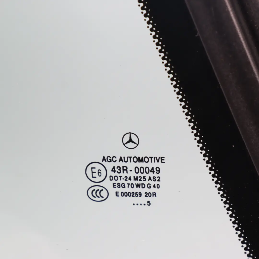 Mercedes SL R231 Roadster Side Glass Window Rear Right O/S AS2 - SKU A2316700406 - Part number A2316700406