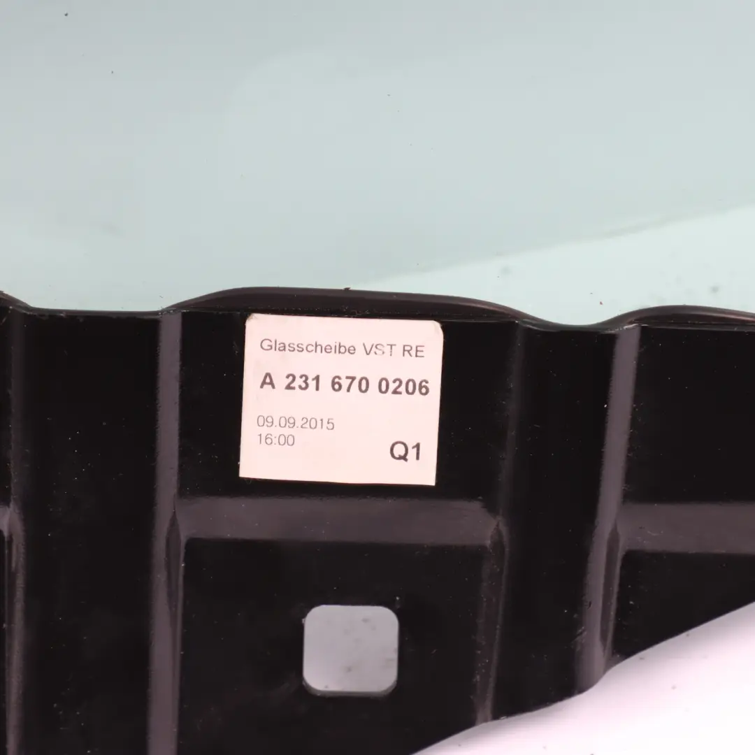 Side Glass Window Rear Right O/S AS2 to Mercedes SL R231 Roadster with Part number A2316700406 Mercedes SL R231 Roadster Side Glass Window Rear Right O/S AS2 - SKU A2316700406 - Part number A2316700406