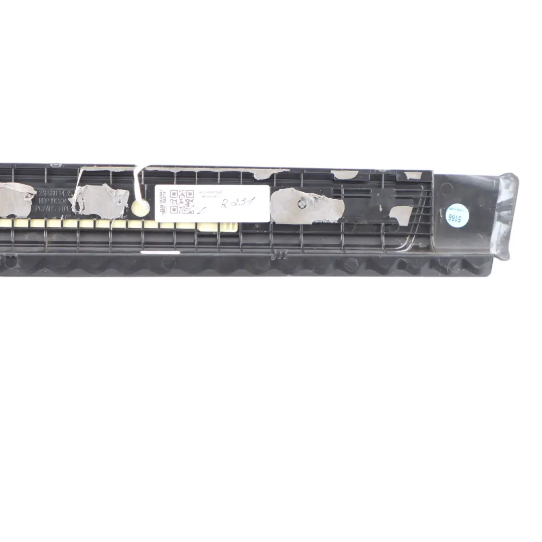 Mercedes R231 Door Sill Strip Front Right O/S Entrance Trim Plate - SKU A2316807500 - Part number A2316807500
