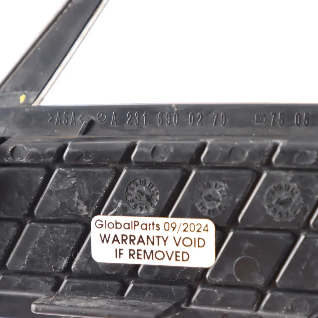 SL63 AMG R231 Modanatura Parafango Lato Anteriore Destro per Mercedes con numero di parte A2316900279 Mercedes SL63 AMG R231 Modanatura Parafango Lato Anteriore Destro - SKU A2316900279 - Numero di parte A2316900279
