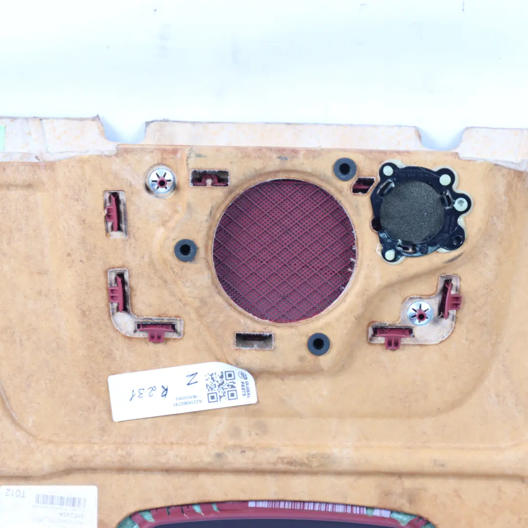 Boot Trunk Panel Mercedes R231 Tailgate Interior Trim Covering to with Part number A2316902741 Boot Trunk Panel Mercedes R231 Tailgate Interior Trim Covering - SKU A2316902741 - Part number A2316902741