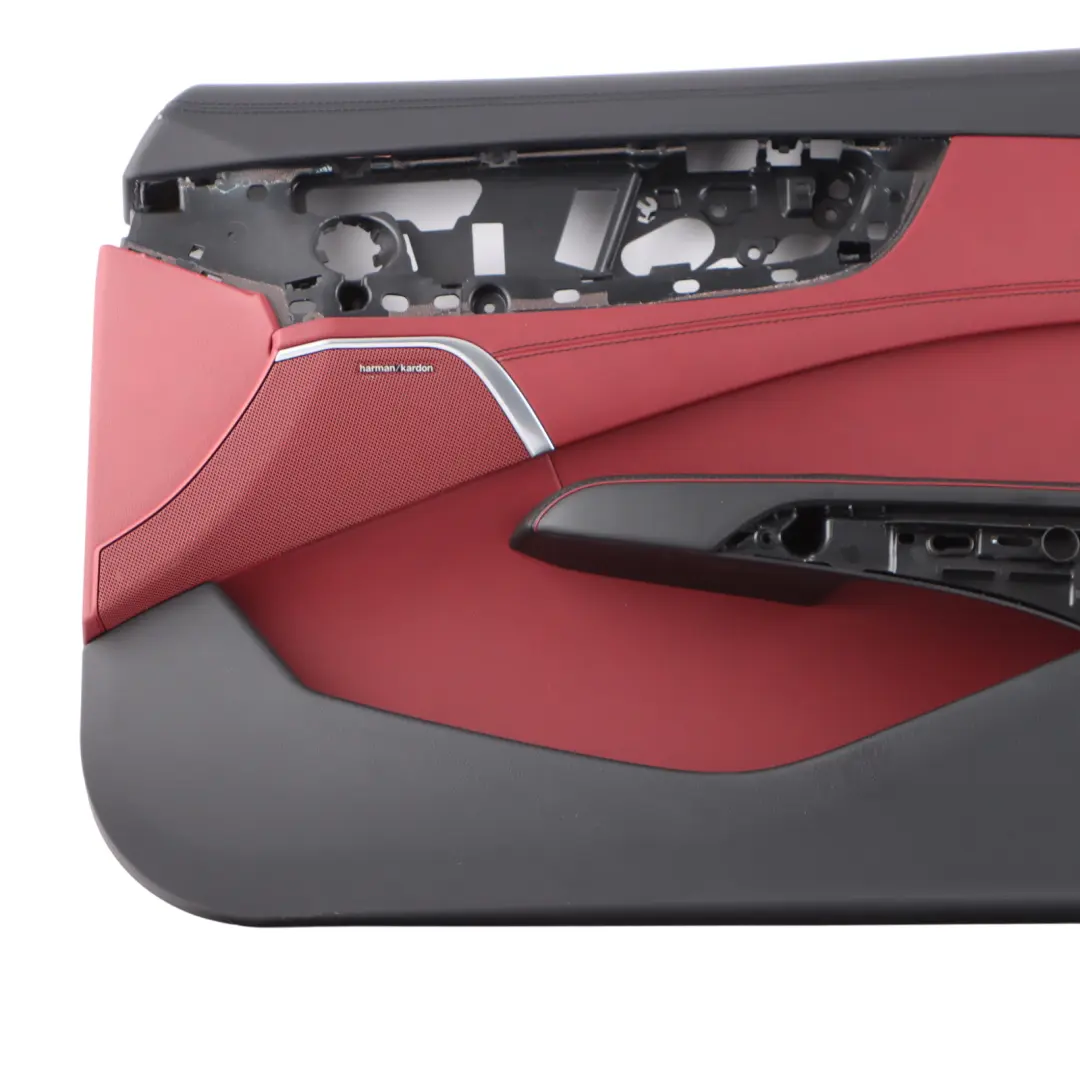 Front Door Card Right O/S Trim Panel Cover Leather Black Red to Mercedes R231 with Part number A2317205601 Mercedes R231 Front Door Card Right O/S Trim Panel Cover Leather Black Red - SKU A2317205601 - Part number A2317205601