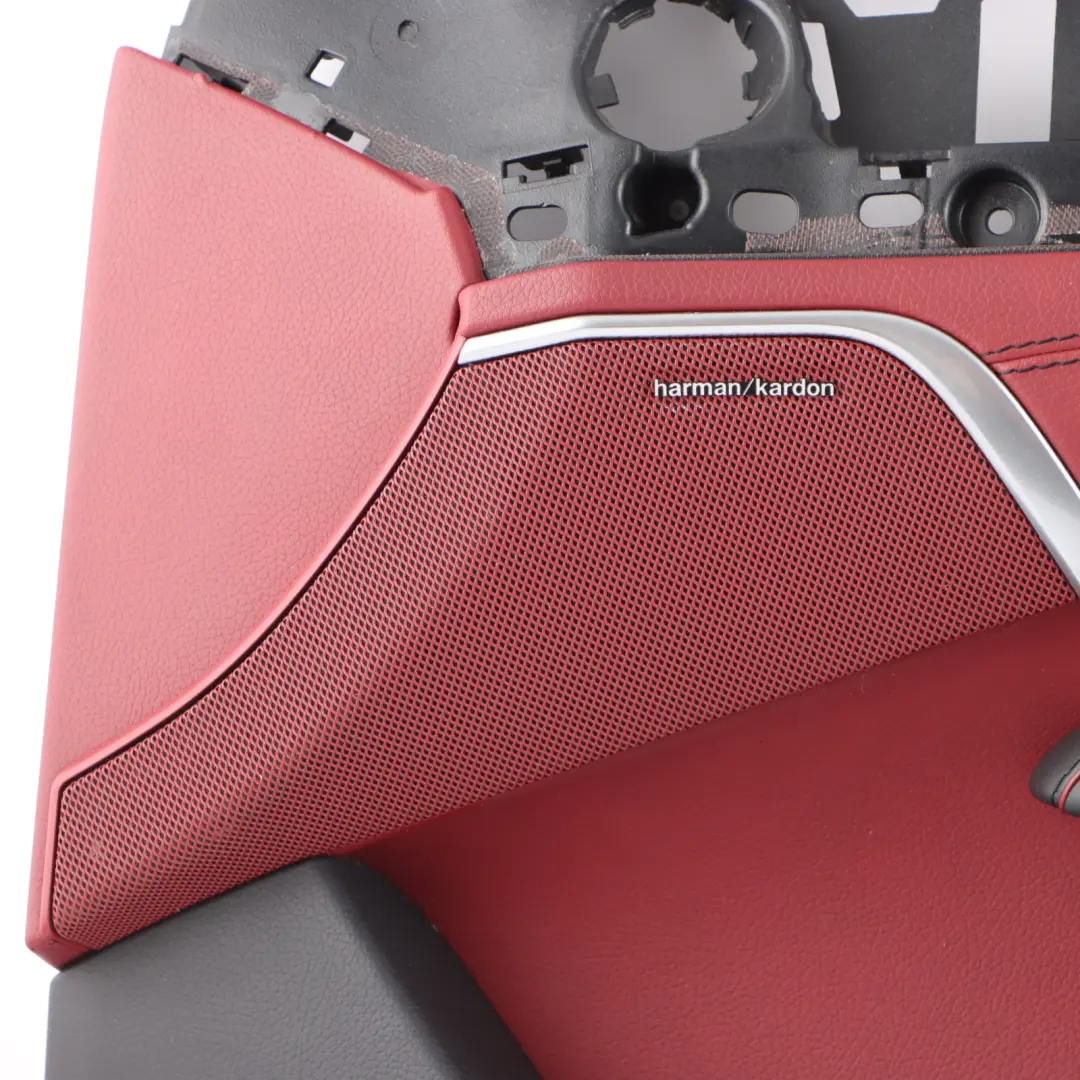 Front Door Card Right O/S Trim Panel Cover Leather Black Red to Mercedes R231 with Part number A2317205601 Mercedes R231 Front Door Card Right O/S Trim Panel Cover Leather Black Red - SKU A2317205601 - Part number A2317205601