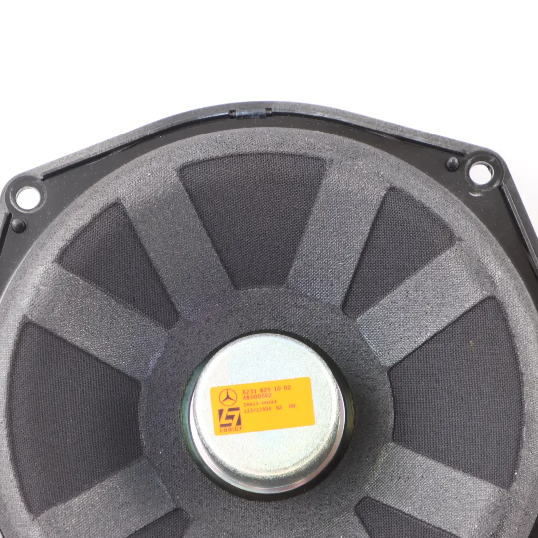 Parcel Shelf Speaker Rear Trunk Panel Subwoofer to Mercedes R231 with Part number A2318201002 Mercedes R231 Parcel Shelf Speaker Rear Trunk Panel Subwoofer - SKU A2318201002 - Part number A2318201002