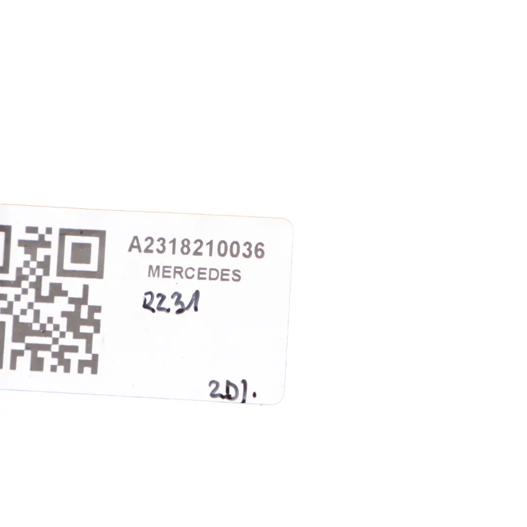 Mercedes SL63 R231 Roadster Mirror Cover Rear View Interior Black - SKU A2318210036 - Part number A2318210036