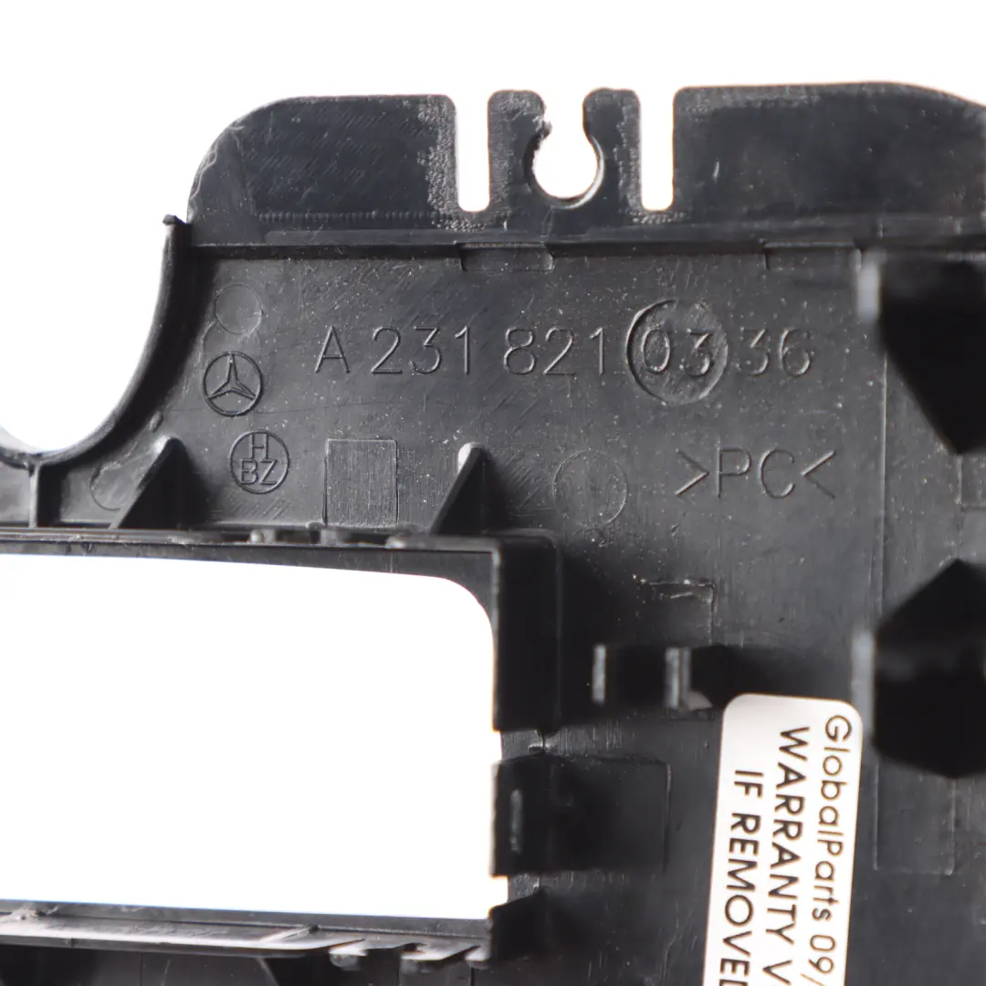 SL63 R231 Roadster Roof Windscreen Cover Interior Trim to Mercedes with Part number A2318210336 Mercedes SL63 R231 Roadster Roof Windscreen Cover Interior Trim - SKU A2318210336 - Part number A2318210336